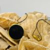 Black & Gold Shungite Pendant by SOLORO