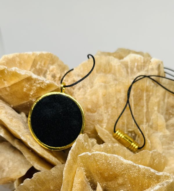 Black & Gold Shungite Pendant by SOLORO