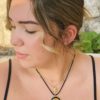 Black & Gold Shungite Pendant by SOLORO