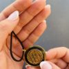 Black & Gold Shungite Pendant by SOLORO