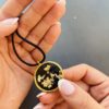 Black & Gold Shungite Pendant by SOLORO