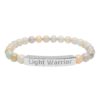 12339988381770052025_2048.jpeg Semi Precious Stone Bracelet (With Personalised Engraving)