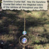 2 TJ Sunshine Crystal Ball Crystal Suncatchers