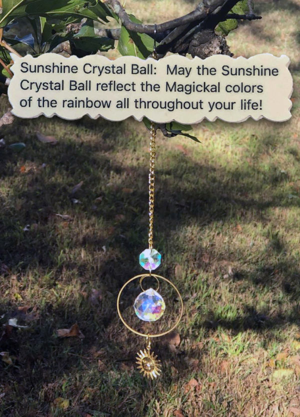 2 TJ Sunshine Crystal Ball Crystal Suncatchers