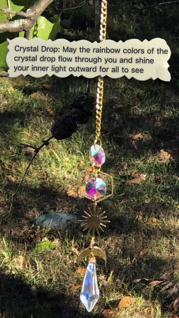 8 TJ Crystal Drop Crystal Suncatchers